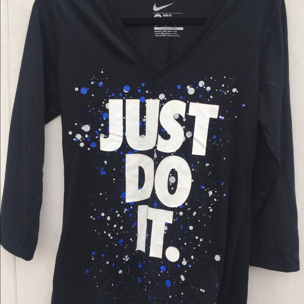 Nike slim fit shirt just do it